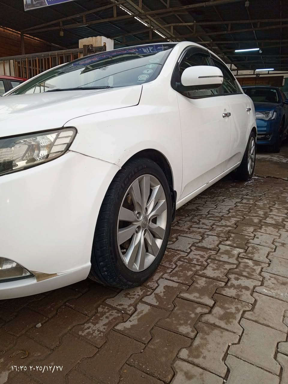 السلام عليكم سيراتومودبل13بيه  صبغ البابتين الخلفية صبغ اثر شخوط والبنيد مبدال بدون دعمه اثر فابلون السعر 100وبيه مجال رقم اربيل سنويه27. ***********
