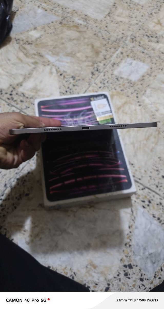 السلام عليكم شلونكم أخوان عندي أيباد M2
مديل 2023 نضافت الايباد 95 ذاكرة 128
وياة براد الحجم الكبير و وياة توصالة وملحقاتة كاملة الاستفسار الاتصال على الرقم
‏سعره 640 في مجال بسيط 
***********
***********
المكان بغداد مدينة الصدر
