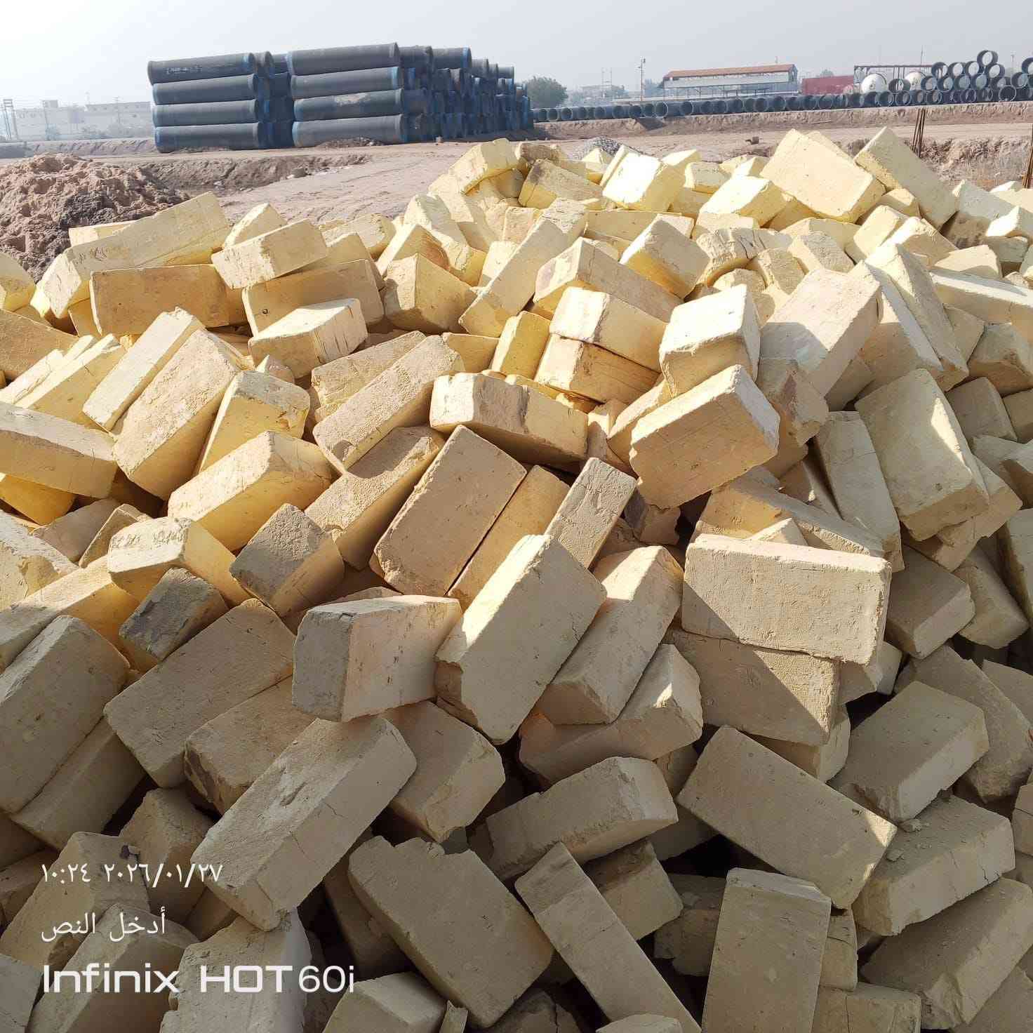 تجهيز طابوق الطيب  عدد السكس  8000الف طابوكه وزيادة 650  / وعدد التك 4000الف  وزيادة 300 الطابوق المتوفر # ***********
انجكتر ✅ بيرنه ✅ درجه اولى ✅ ويوجد كسر درجه اولى 
لكافة انحاء البصره. والعماره   [] حسب الطلب 
للاستفسار  والاتصال مع واتساب [] او  مراسلة الصفحه ////         متواجدين 24 وعشرين ساعه[] لمكان ميسان []  [] انواع الطابوق وكلمن وسعره ***********
