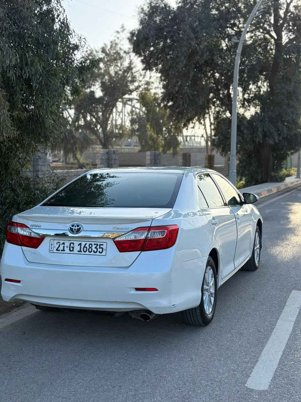 سلام عليكم 
كامري لبيع او مراوس 
موديل : 2013 
سيارة جديدة 
بيهة بنيد صبغ بس 
كير مكية كفالة 
محرك :2500 
سيارة خليجي 
سعر :145$ 
رقم : ‭0771 551 6925‬
مكان: ديالى بعقوبة
