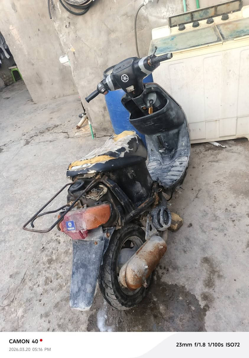 السلام عليكم دراجه منقولي للبيع البصره المعقل شغاله بس كابريتره تعبان
الرقم  ***********السعر 100 وبيه مجال
