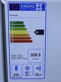 ثلاجة آل جيلوس المانية 18 قدم نضيفه مداخله تصليح مكفوله تبريد وتجميد 1...