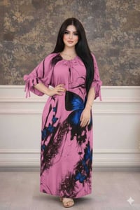 دشداشة نسائي • كشمير • فري سايز ٩٠كغ