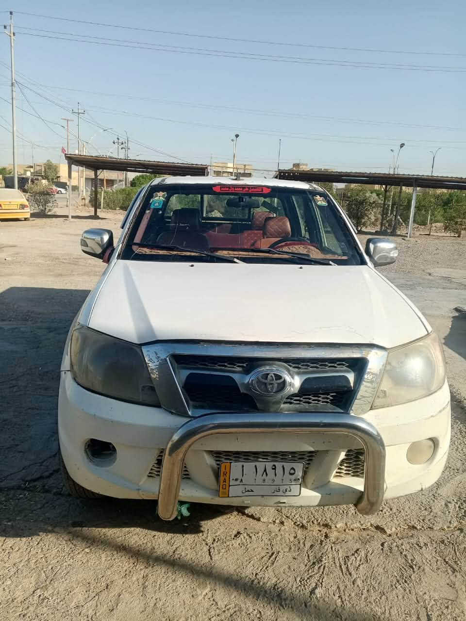 للبيع سيارة جاهزه حداديه تبريد تخم تاير جديد  سعر ٥٣. انه مكلف بل نشر وهاذا رقم صاحب سيارة ‭ ***********‬
