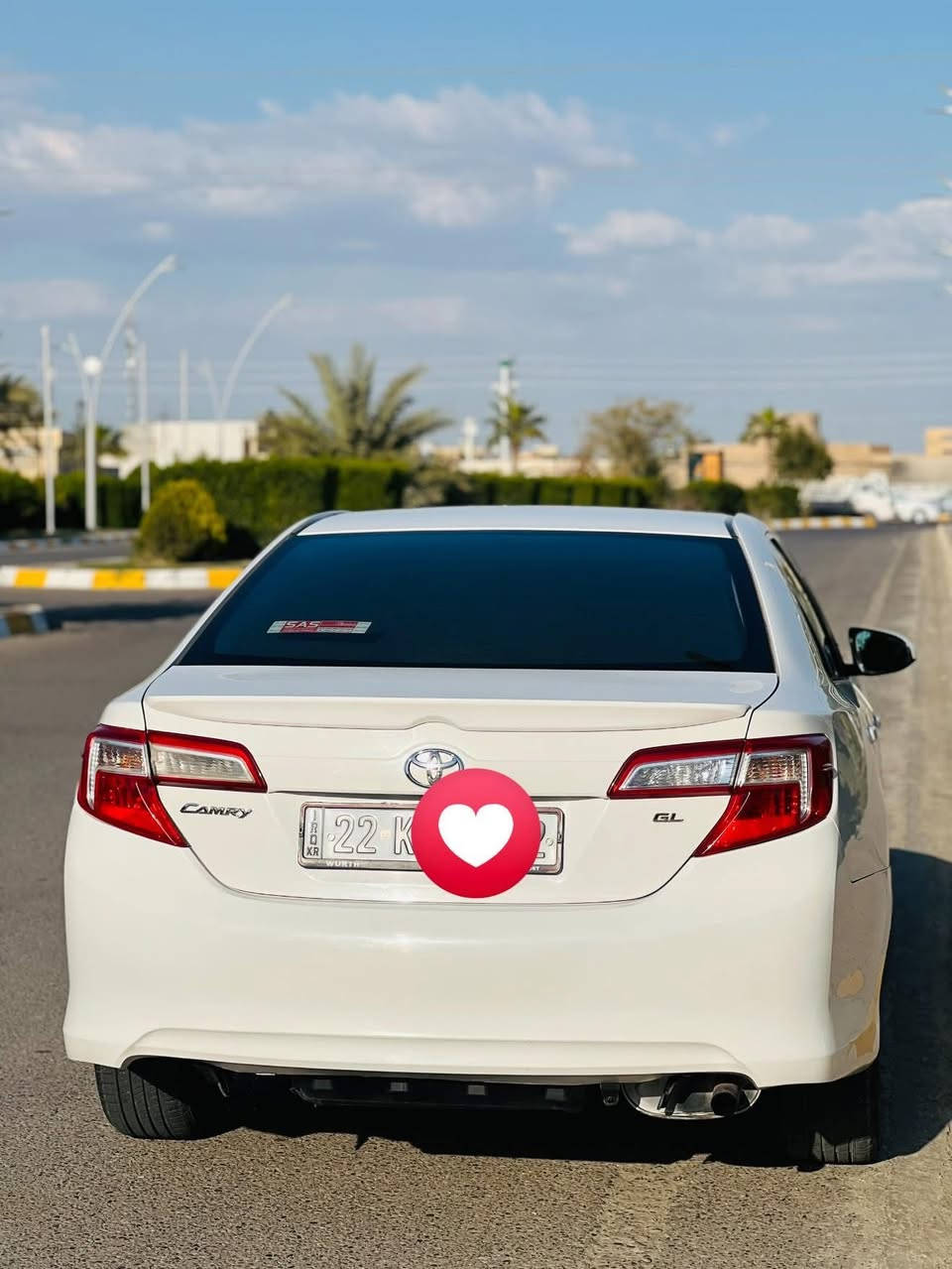 سلام عليكم كامري خليجي 2013 للبيع سياره بيها بنيد صبغ بدون داخل وبيها الباب الخلفي مبدل بلادي والباقي كفاله عامه شرط سياره جديده ومتحتاج اي مصرف وبعد احلا من الصور رقم اربيل هزه وسنويه جدد لل 2030 بأسمي شرط التحويل 
مكاني تكريت القادسيه للستفسار 
*********** 
السعر 128 ومجال بسيط اعتذر عن الاقساط والوعده
