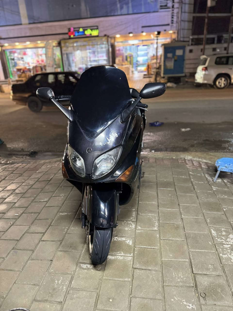 السلام عليكم تيماكس 2008 مكينه 500 دراجه قبل كم يوم نازله من كلشي وكلاشي مكفوله كفاله عامه العنوان بغداد المشتل  ***********
