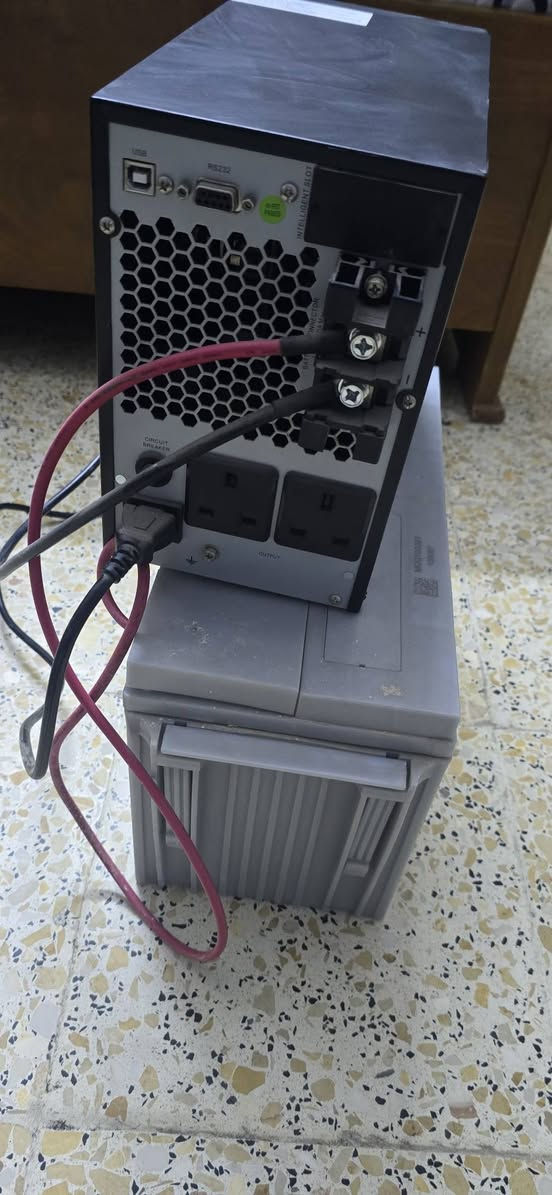 للبيع ups farber 1kv تربط عليه بطارية خارجية فقط ما بي بطارية داخلية
وياي بطارية فاربر حجم 100Ah

اثنينهن للبيع ب 500 الف

للتواصل واتس اب ***********
