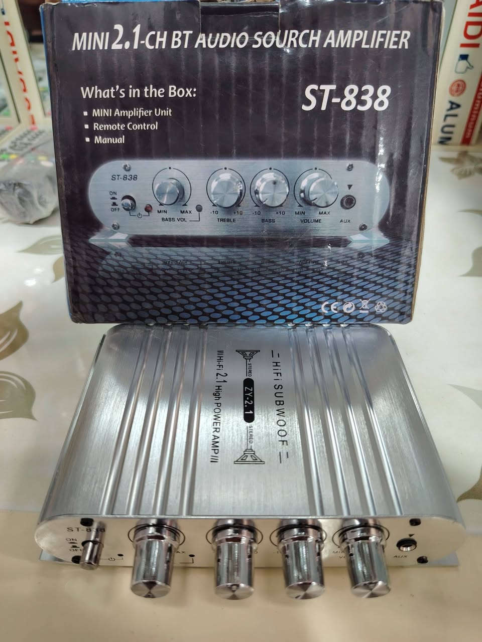 جهاز صوتي بهذا الشكل
جديد غير مستخدم


**إذا كنت صاحب هذا الإعلان وتريد حذفه لأي سبب، رجاءا أرسل رسالة إلى الدعم الفني**