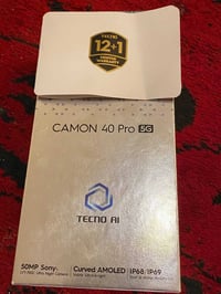 تكنو كامون 40 برو 5G • رام ٨+٨ • ٢٥٦ جيجا