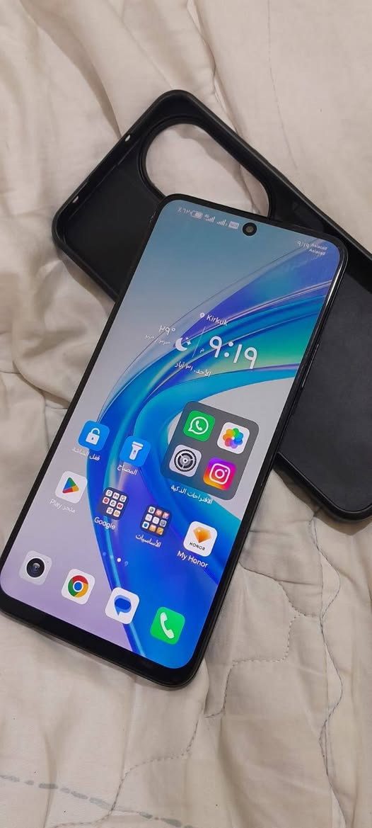 سلام عليكم متوفر جهاز HONOR X7b
ذاكره256 بطاريه6000  العشوائي 6+6 كامره108
معالج الجهاز snapdragon 680 سماعات الصوت ستيريو حجم الشاشه6،8 90HZ يدعم الشحن السريع
الجهاز نضيف كلش سعر الجهاز170 وبي مجال بسيط للتواصل ***********واتساب
