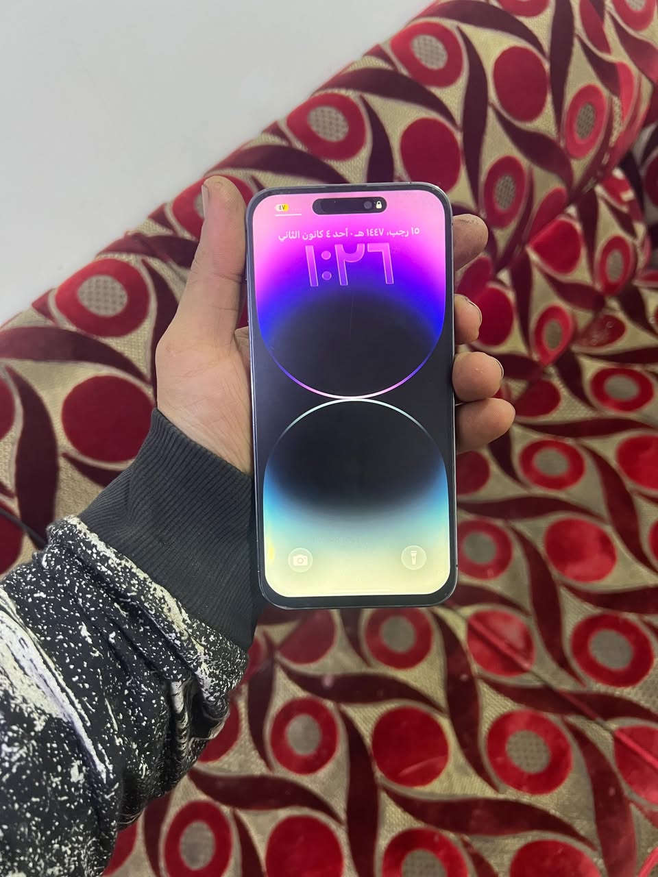 آيفون ١٤ برو ماكس
ذاكره ٢٥٦ 
m  شرق أوسط
مبدل بطاريه اصليه 
وشاشه نوعيه جيده
سعر ٥٦٠ وبي مجال
***********
