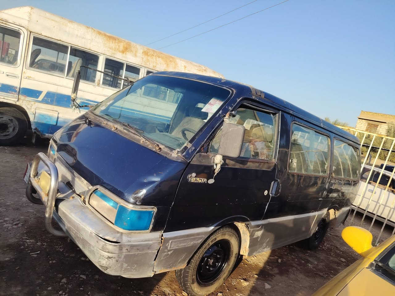 السلام عليكم اللبيع كياا بسته موديل 95 رقم بابل الماني مكينه وكير جدد اكسل جديد تخم تاير جديد جاهزه السياره السعر 20 وبيه مجال بسيط مكان بابل كفل الاستفسار ***********
