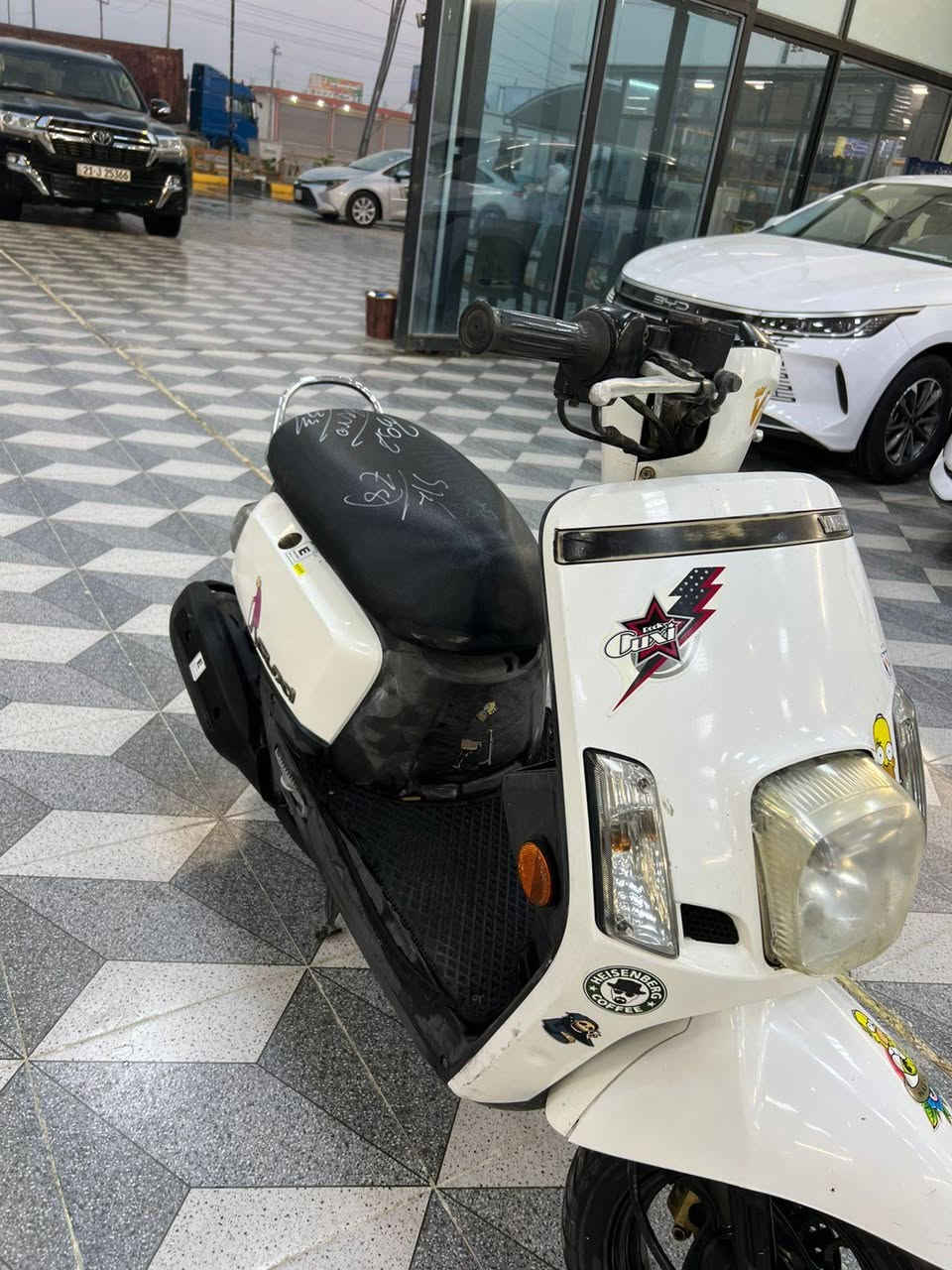 السلام عليكم دراجه بوليسي للبيع رمبه 2012 سعر 1,100 ديالى ***********
