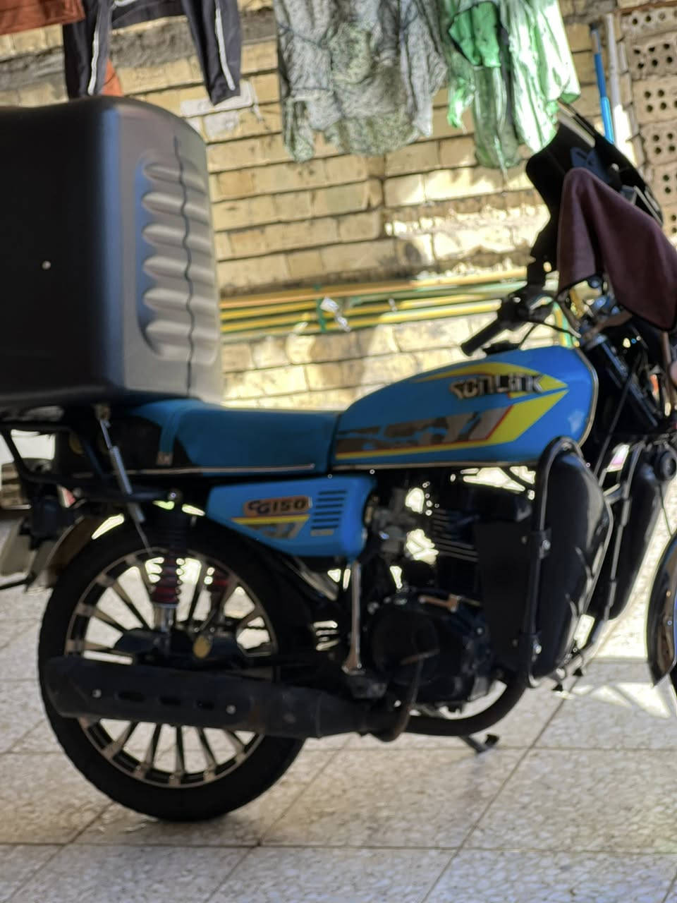 سلام عليكم دراجة إيراني سيفان موديل 2024 كفالة عامة شغل واطلع كبل لشارع نقصهة كفر مال باتري سعرهة 700وبيهة مجال حك الجية العنوان بغداد التاجيات ***********
