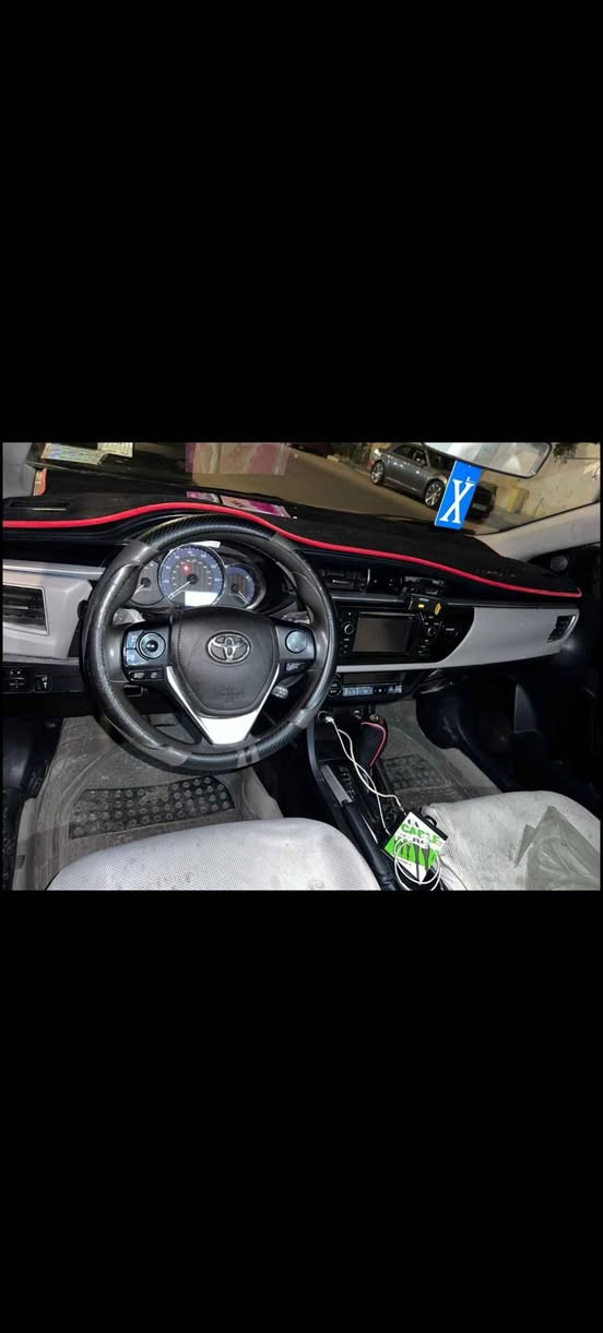 كورلا 2014 السيارة بأسمي أرقام انگليزي يعني التحويل يكلفك وقت ساعة وحدة
 وارد أمريكي الضربة موضحة بالصورة
مكينة كير كفالة مرشوشة احزام ابيع صبغ حزام.
الحزام بي بعض الملاحظات الخفيفة القمارة بيهة قطع اجراد وليس اخياس ولا صبغ. السيارة جاهزة
محرك 1800 فتحة سقف تحكم استيرن جهتين
كلشي موضح بالمنشور
عنواني بصرة كرمة علي قرب جسر الكرمة للتواصل واتساب 
***********  السعر 110 البصرة, العراق
