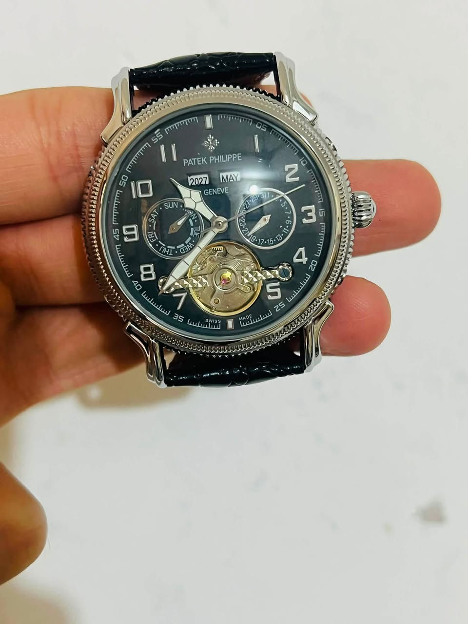 باتك فيليب

سناتر كلها شغالة 

دي أند ديت....منفذ شهري وسنوي

القطر ٤٠ ملم....طلاء ثابت 

طلاء ثابت 

نصب تكويك أوتوماتيك 

قلب مفتوح ...السير جلد اصلي

أميال لامينوس مضيئة 

ساعه مختمه بلكامل

السعر 65الف مع توصيل


**إذا كنت صاحب هذا الإعلان وتريد حذفه لأي سبب، رجاءا أرسل رسالة إلى الدعم الفني**