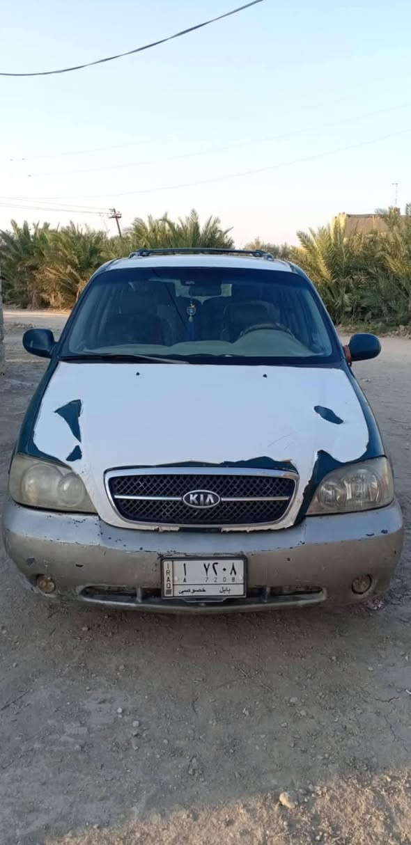 السلام عليكم كيا كرنفال لبيع مديل 2005رقم بابل مشروع وطني مالكه بل سماوه  تخم تاير جديد كهرباياة كله شغاله نقصه تبريد كير تماتيك محور كامري جدد  السعر 40 أو بيه مجال أو مراوس اب فاره  العنوان السماوه الوركاءء
 رقم الهاتف ***********
