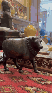 مساكم الله بالخير والبركه 🇮🇶🕊️🇮🇶 قطعه أنتيكة ولا اروع بقرة نحاس أصفر شغل انتيك موضحه بلكامل شغل قديم للاستفسار خاص او الاتصال على الرقم التالي ***********اخوكم كرار الشيخ
