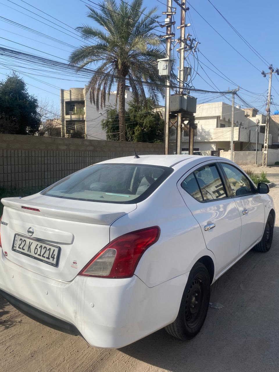 للبيع نيسان سني رقم اربيل موديل 2021 بدون حادث بدون صبغ مكان السياره حي الخضراء الرقم ***********
