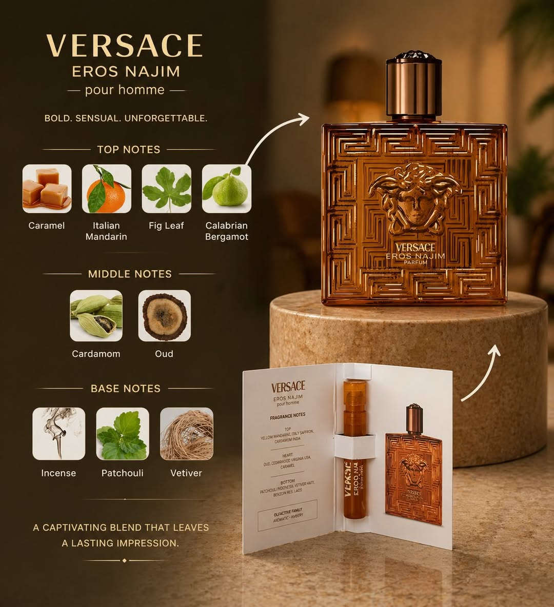 عرض العيد  رقم (1) 

3عطور حجم مني 5ml من  فيرزاجي  + 3 سامبل حجم1.5 ml 
1- دلن بلو Dylan Blue (5)ml
2-كرستال نوار Crystal noir5ml 
3- فيرزاجي بور هومPour homme (5ml)
4- ايروس بارفام Eros Parfum 1.2 ml 
5-ايروس نجم Eros Najm 
6- كرستال ايمرالد  Cystal Emerald
سعر المجموعه 20 الف فقط 
(20) الف جميله ومناسبه للتجربه والاستمتاع 
اعداد قليله للحجز تواصل دايركت


**إذا كنت صاحب هذا الإعلان وتريد حذفه لأي سبب، رجاءا أرسل رسالة إلى الدعم الفني**