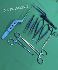 جراحة أعصاب • ٩ قطع • فولاذ طبي
