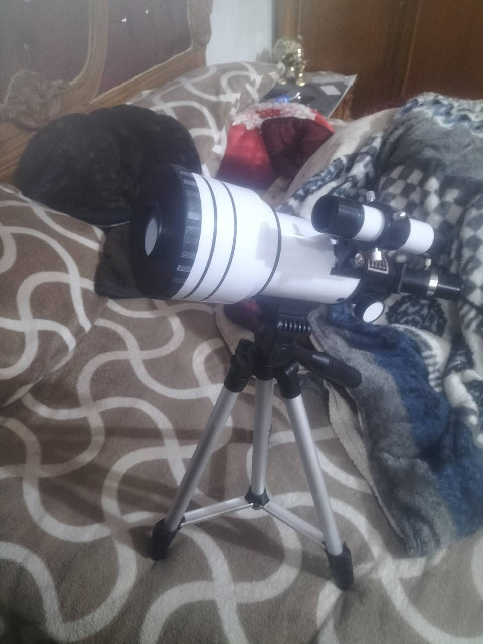 تلسكوب فلكي F30070M
يبيّن القمر وزحل بشكل واضح
نظيف وكامل مع الحامل والعدسات
مناسب للمبتدئين والطلاب
السعر:35الف قابل للتفاوض


**إذا كنت صاحب هذا الإعلان وتريد حذفه لأي سبب، رجاءا أرسل رسالة إلى الدعم الفني**