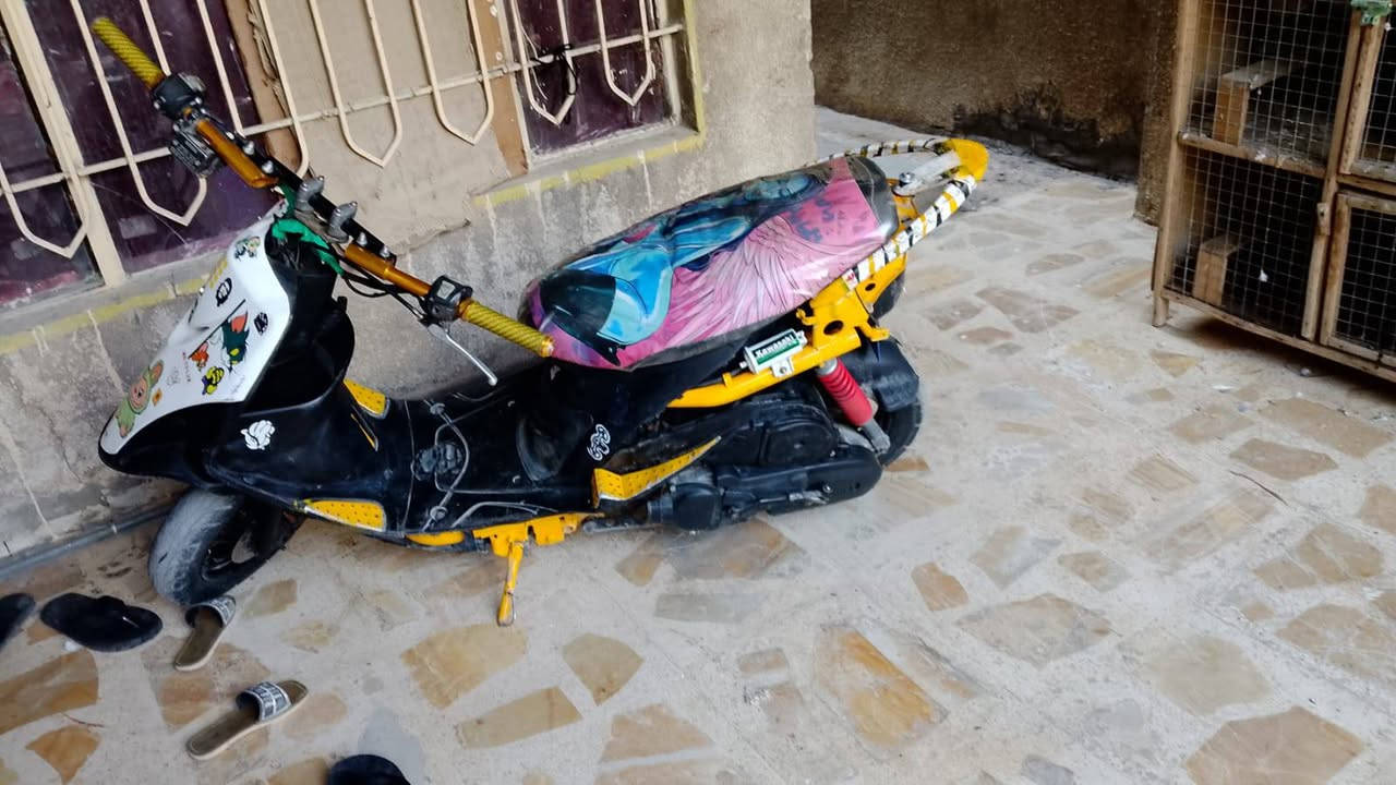 سلام عليكم دراجه ماكس عدله محرك بلاد مامفتوح ستيرن قطعتين دراجه مال لعب شلعه تاكل الكاع معدل مخيف نقص سلف .. السعر 350وبيها مجال حك الجيه مكان بغداد حي العامل الستفسال التصال‏‪***********‬‏
