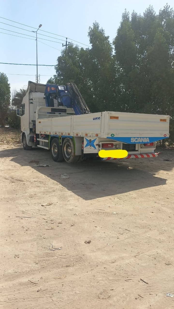 السلام عليكم
للبيع 
 سيارة سكانيا  موديل ٢٠١٦
كرين PM ٢١ طن  اربعة سلايد  ريموت فول سيفتي
بدي ٦.٥ متر + ١متر سلايد 
للاستفسار ***********
