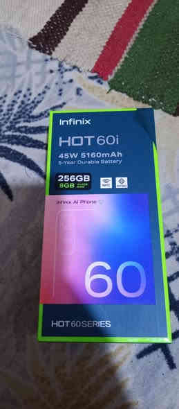 السلام عليكم جهازHOT60i جديد للبيع سعر 150 اتصال رقم***********
