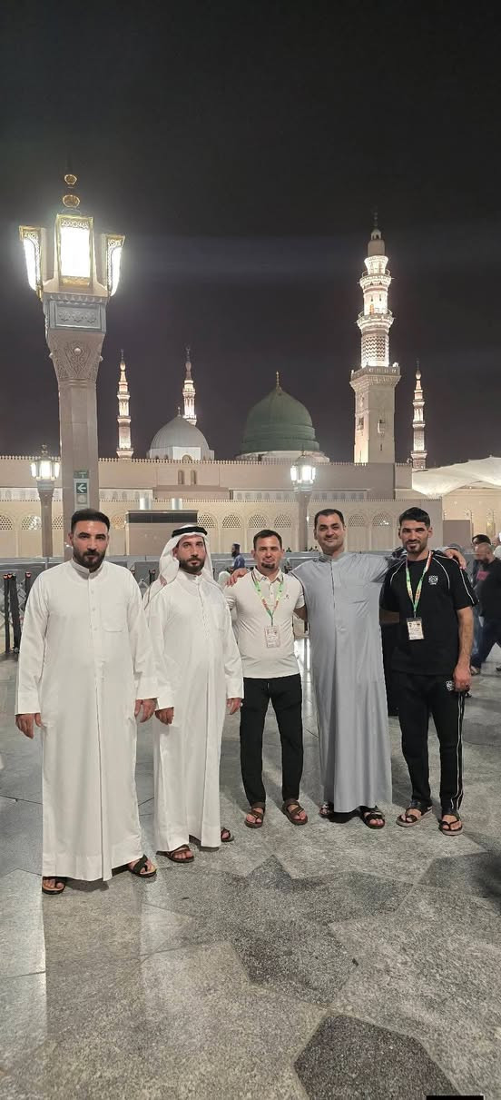 يعلن مكتب الحاج عمر كامل الحياني للحج والعمرة
عن استلام جوازات عمرة شهر شوال (البرنامج الذهبي)
فندق أعمار المنار شارع ابراهيم الخليل مشيا على الاقدام 
5 ليالي المدينة المنورة 
5 ليالي مكة المكرمة
السعر 550 دولار 
المقاعد محدودة وسيكون آخر موعد استلام الجوازات يوم الخامس والعشرون من شهر رمضان المبارك 
للحجز والاستفسار زيارة مكتبنا الكائن في الرمادي شارع 17 مقابل جامع محمد عارف او الاتصال على الارقام التالية 
***********
*********** 
ومن الله التوفيق .
