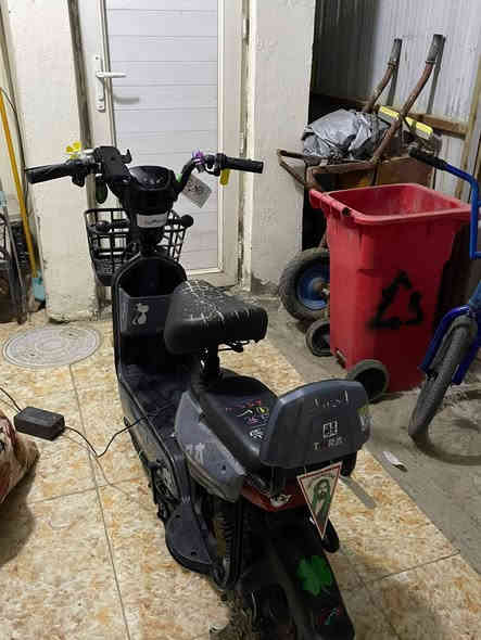 السلام عليكم
دراجة شحن حجم 14 للبيع ☘️
 بطاريات جددد
 3 سرع 💞
 سعره 250 وبيها مجال 
الي يريدها يراسلني واتساب *********** 🕸️
