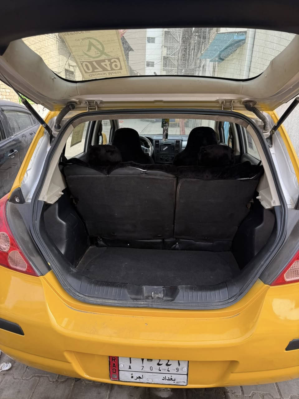 السلام عليكم نيسان خليجيه موديل 2008
كير مكينه مكفولات تخم تاير صدر امامي خلفي جديد سياره جديده من كل نواحي 
عنوان بغداد خلف ساحه طيران السعر 58 وبيه مجال حك الجيه 
رقم بغداد تحويل مباشر 
موبايل ***********
