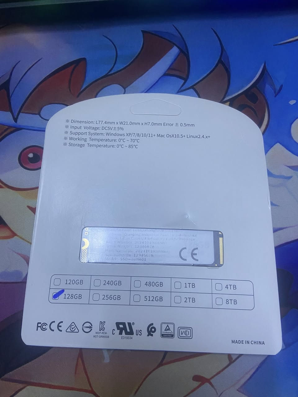 M.2 NVME 128gb 7500MB/S
حط سعرك بالتعليقات او تفضل خاص


**إذا كنت صاحب هذا الإعلان وتريد حذفه لأي سبب، رجاءا أرسل رسالة إلى الدعم الفني**