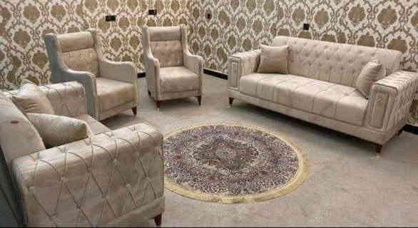 تخفيضات وعروض
تخم كوين 6كوشات هدية 

#السعر 450

10 مقاعد خمس قطع اثنين كبيرة ثلاثيه وحده وسط ثنائية كرسيين 

النص ب 275
السبع مقاعد 375
الثمانية مقعد 400 

خشب جام روسي والقاعدة بلوك ابيض 
القماش جكور قديفة والاسفنج مميز اول 

قياسات القنفات 
190سم  القنفه الكبيرة ام ثلاث مقاعد 
140 سم القنفه الوسط ام مقعدين 
70سم  الكرسي

العمق 70سم
بدون طبله 
للحجز والاستفسار مراسله الصفحة أو واتساب ***********
#الجميع
