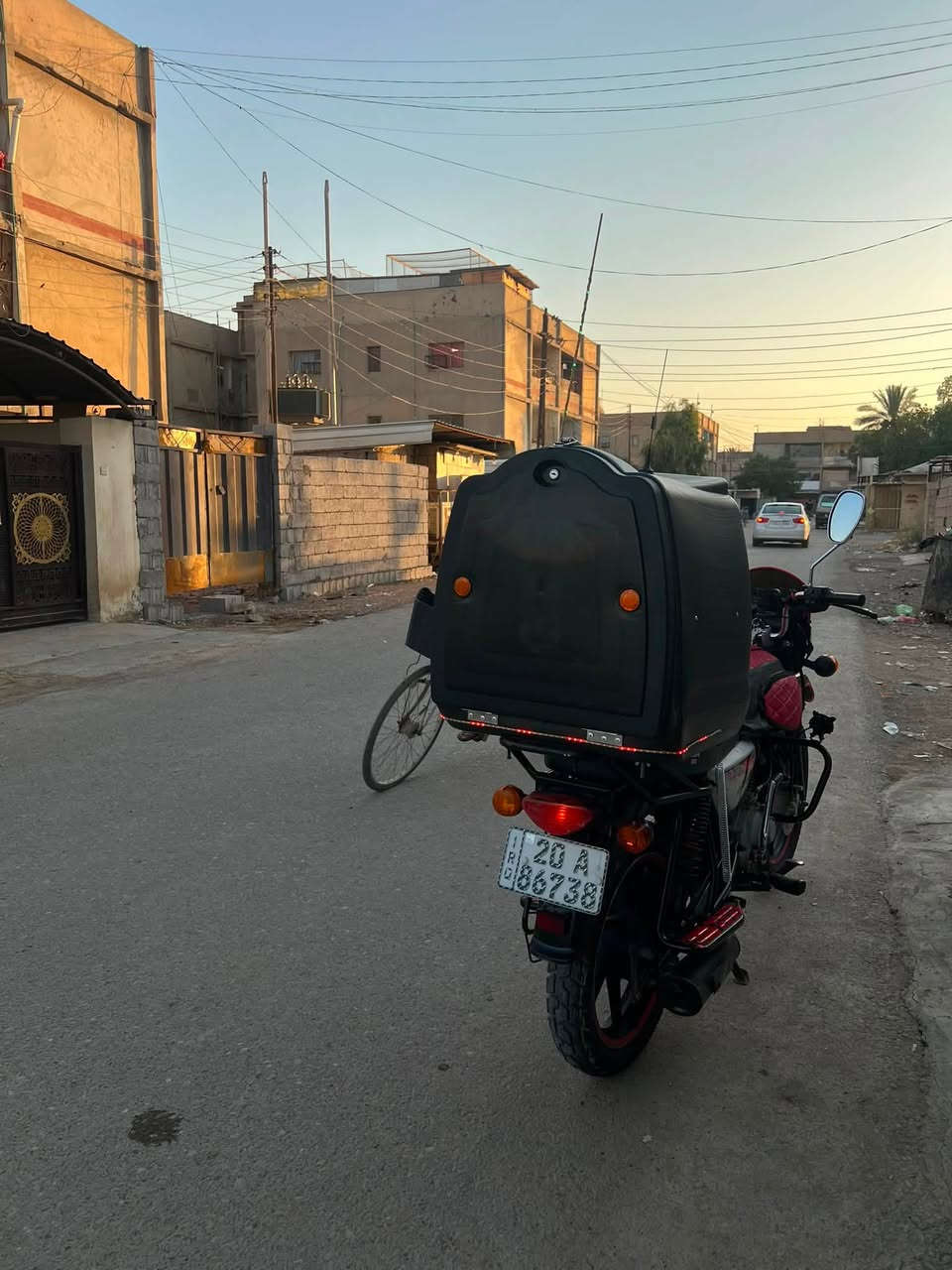 دراجة بوكسر مرقم ديالى بسمي تحويل ثاني يوم
كفاله عامه محرك كير كهربائيات مكاني ديالى بعقوبة الرحمه 
سعر 2000 
لاستفسار وتساب وتصال على رقم ‪***********
