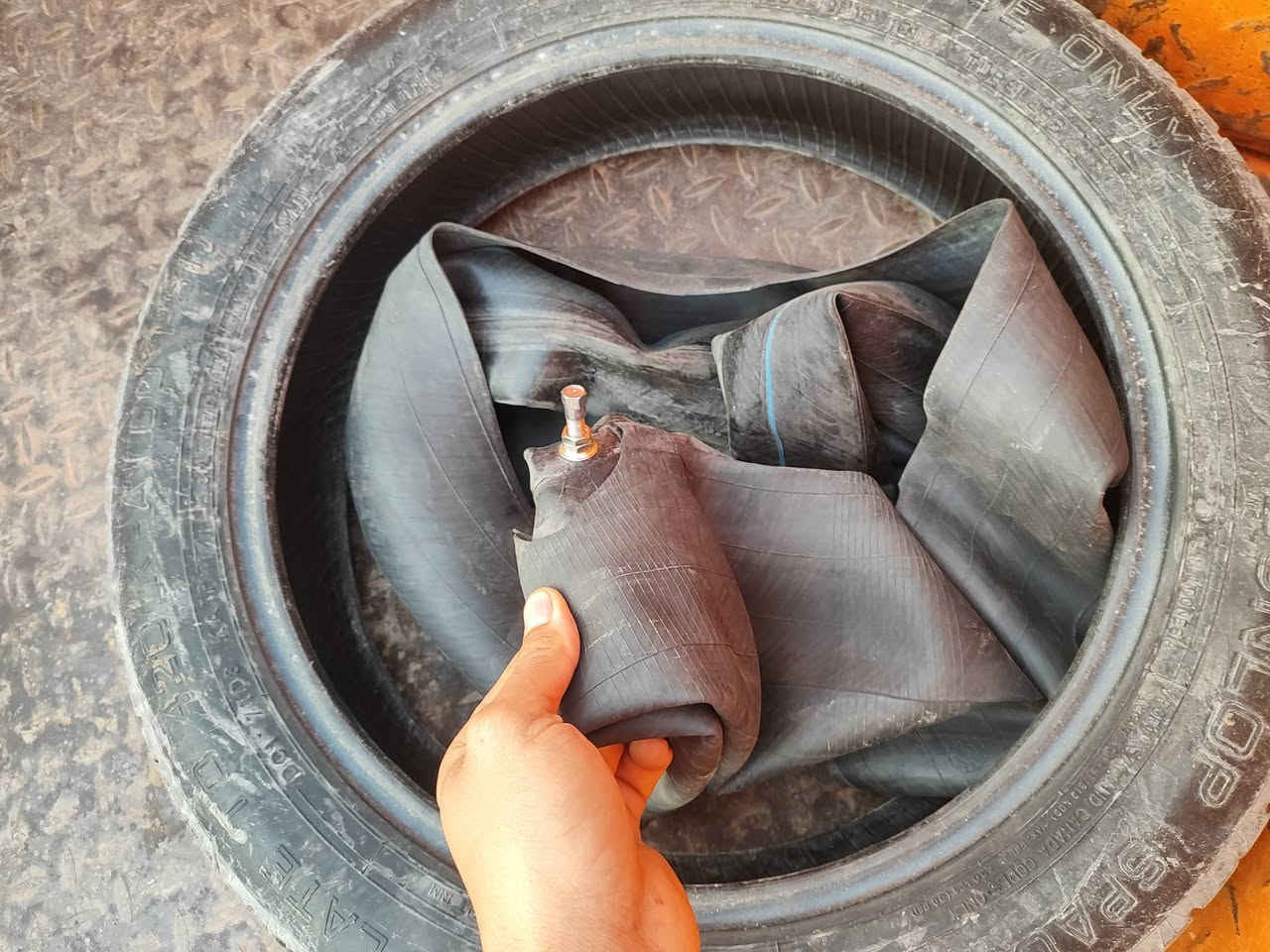 سلام عليكم دبلات اماميه فرس شغالات اصليات بلاديات للبيع نظاف كلش تاير ستوته امامي نظيف مع التيوب مالته نظيف التاير ياباني تيوب جديد امس شتريته يشتغل جميع ستوتات
للتواصل *********** مكاني مدينة
