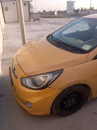 اكسنت موديل 2014 خليجي محرك 1600 تبريد بيها جاملغ لوره ول بنيد بي طخه ...