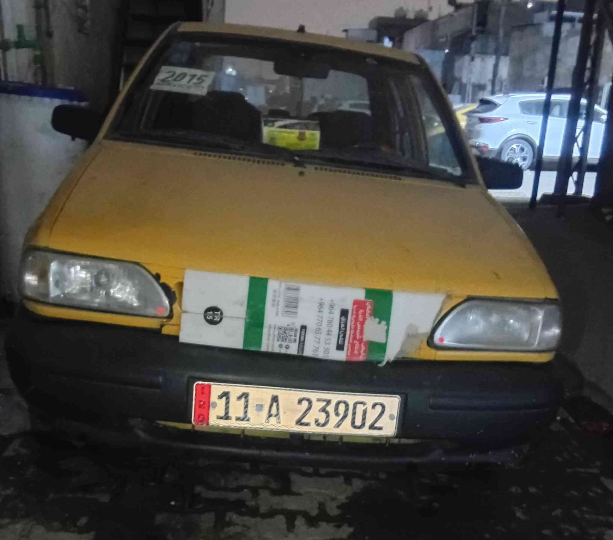 السلام عليكم سايبا2015  رقم بغداد نكليزي مكفوله من الصبغ ماعده اربع صابع بجاملغ الامامي وبيها بارد سياره كاعده تبريد شغال مكاني بغداد الجديد السعر 34 وبيها مجال رقم تليفون***********
