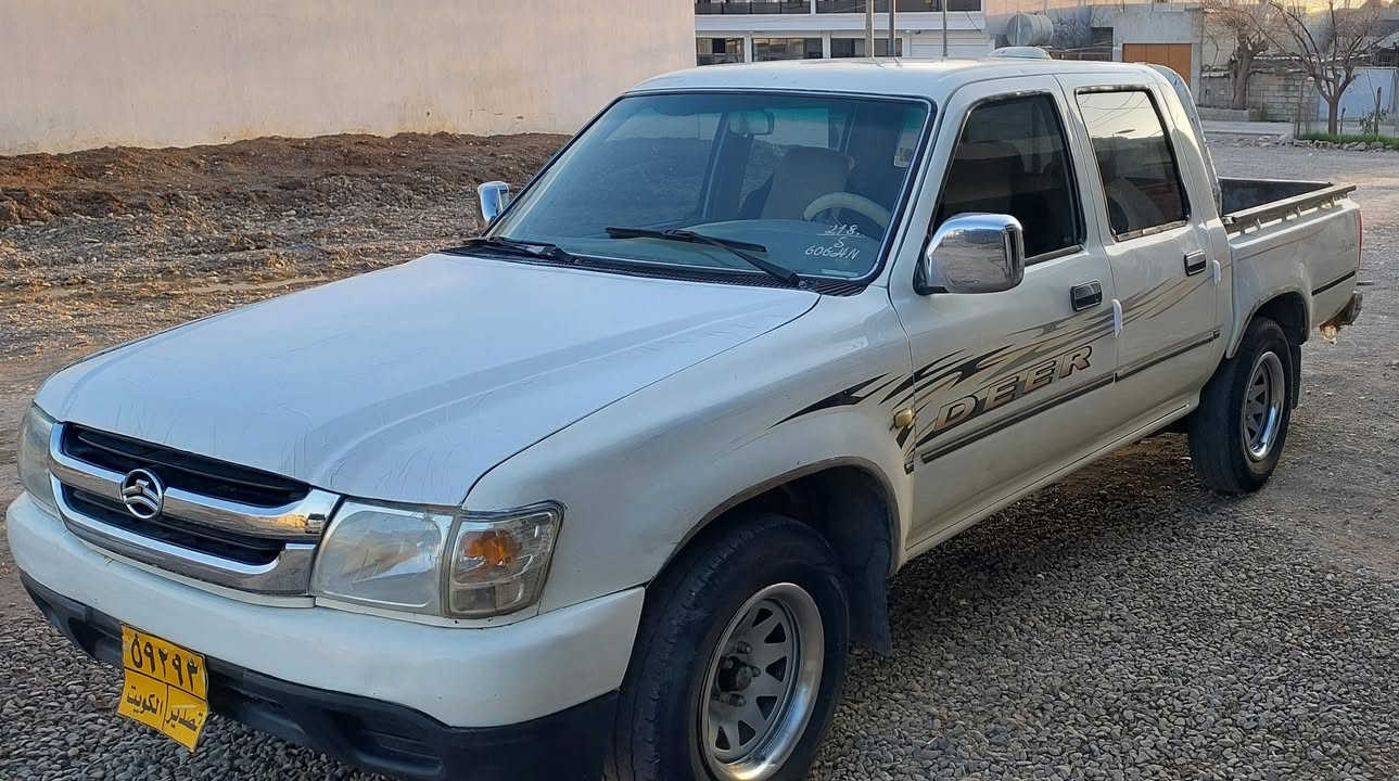 پیکاپ دێر 2006محسەن  بەخ هەمو گیانی بەشەرت  گێڕ مەکینە زۆر توندوتۆڵە  کارەبای هەمو ی مزبوتە  مەنەفێست ئەسڵی  نیو پارچەی سبوغە  36گەڵاوو کەمێک محاملە  ***********
