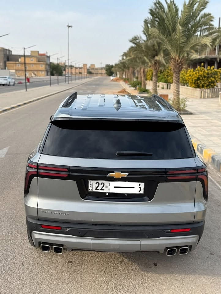 شوفرليت ترافرس للبيع او المراوس حسب القناعه
موديل ٢٠٢٥ ماشية ١٨  الف فقط 
الحادث صبغ دعاميه اماميه فقط 
تعديل PDR مقدار شبر في بداية البنيد اكرر مقدار شبر 
مواصفات LT خمس كامرات كشنات سياحي 
شاحن لاسلكي وطبعا باقي المواصفات المعروفه 
رقم اربيل السياره دخول جديد بسم شركة 
رادار جانبي وامامي تواصل واتساب او اتصال بالخدمه
***********
