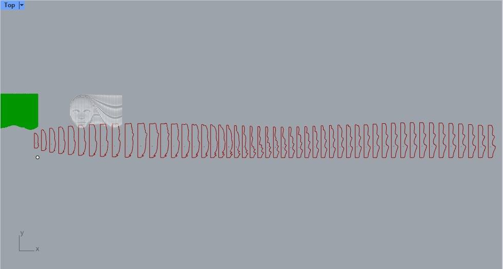 تصميم شكل واجهة استقبال لأحد الزبائن حسب الطلب و تقطيع الشكل لشرائح المهندس أمين ***********
