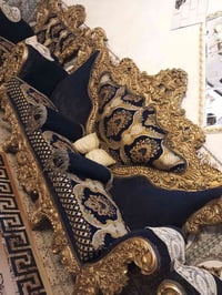 تخم زان ايراني عشر مقاعد ثقيل جدا لون نيلي لسعر 600بي مجال بسيط مكان م...