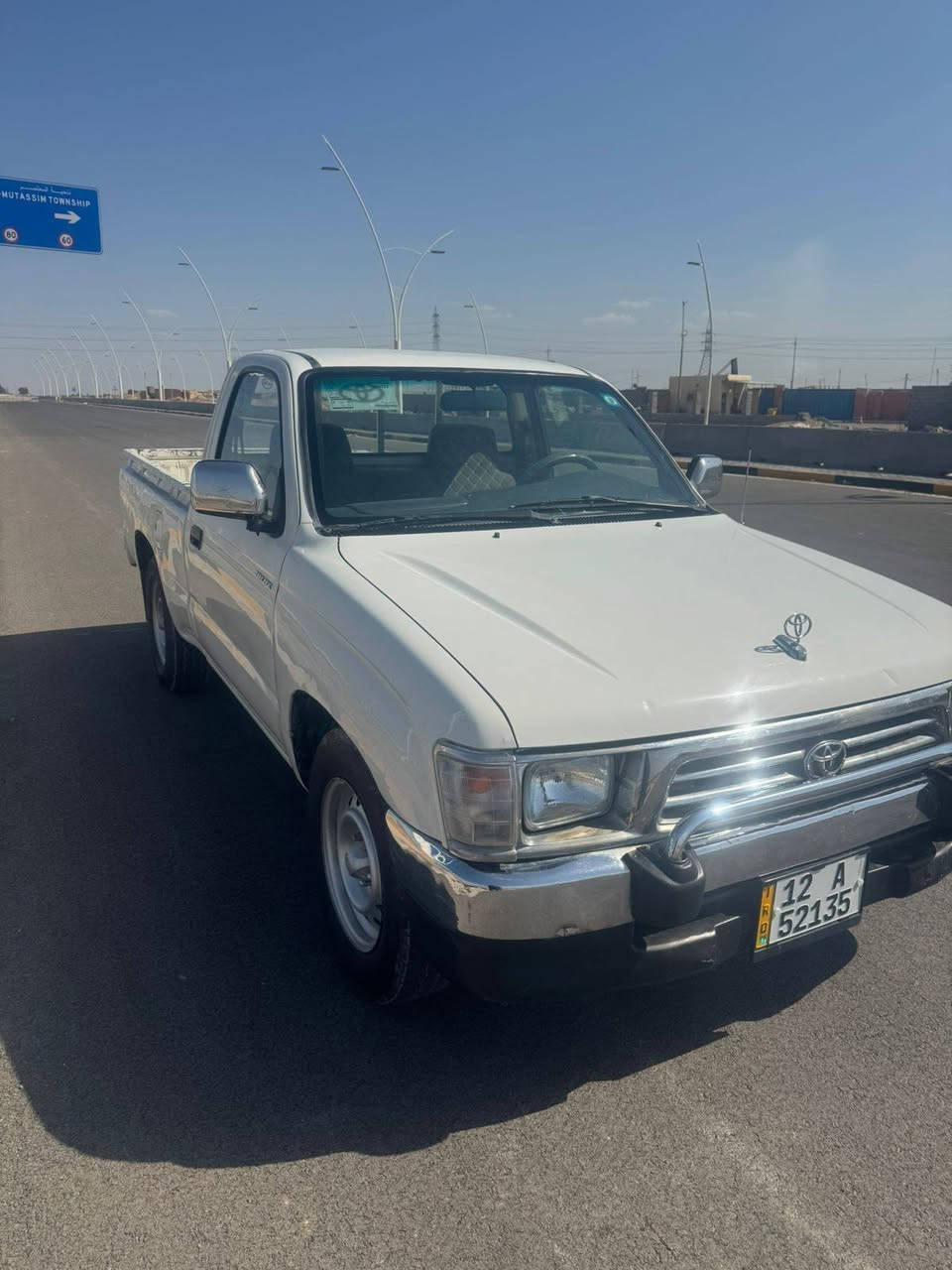 السلام عليكم ورحمه الله وبركاته بيكب تويوتا فلاحي ٢٠٠١ رقم نينوى بسمي بدون صبغ فقط بارد بالبدي وره قبغ البنزين مكفولة محرك بلادي على الشركة مامفتوح الاتصال ***********
