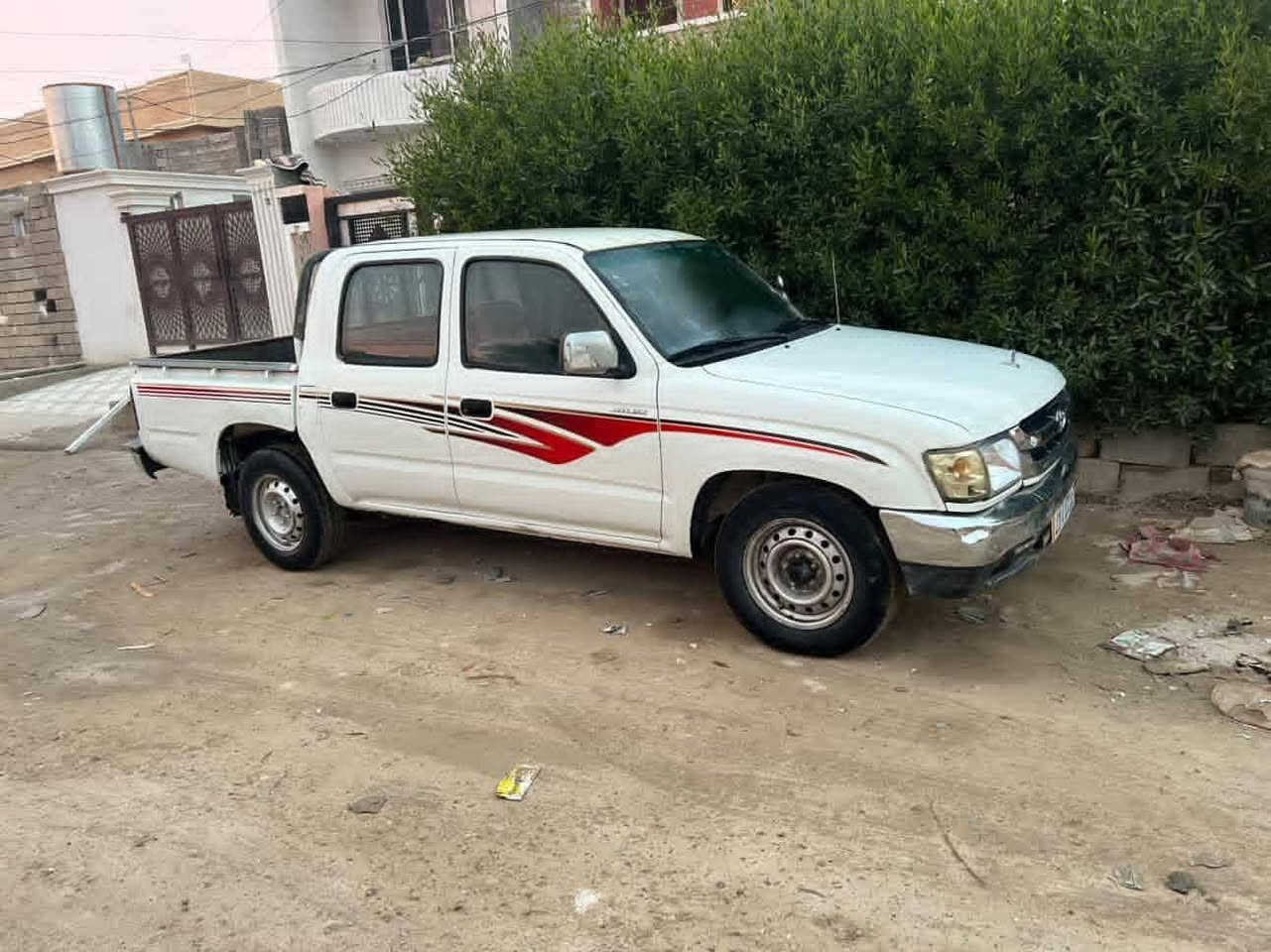 السلام عليكم
للبيع فقط بيكم تويوتا دبل قماره موديل 2001
🔹 رقم وسنوية وهزة كله جديد
🔹 مكينة وكير وتبريد وكهربائيات كلها شرط وتخم تاير جديد ، بدون خياس
🔹 الصبغ موضح بالسونار 👇👇
💵 السعر : 105 $ 
📍 مكان السيارة: صلاح الدين / تكريت
📞 للاستفسار أكثر تفضل خاص أو الاتصال على الأرقام: *********** *********** (واتساب)

