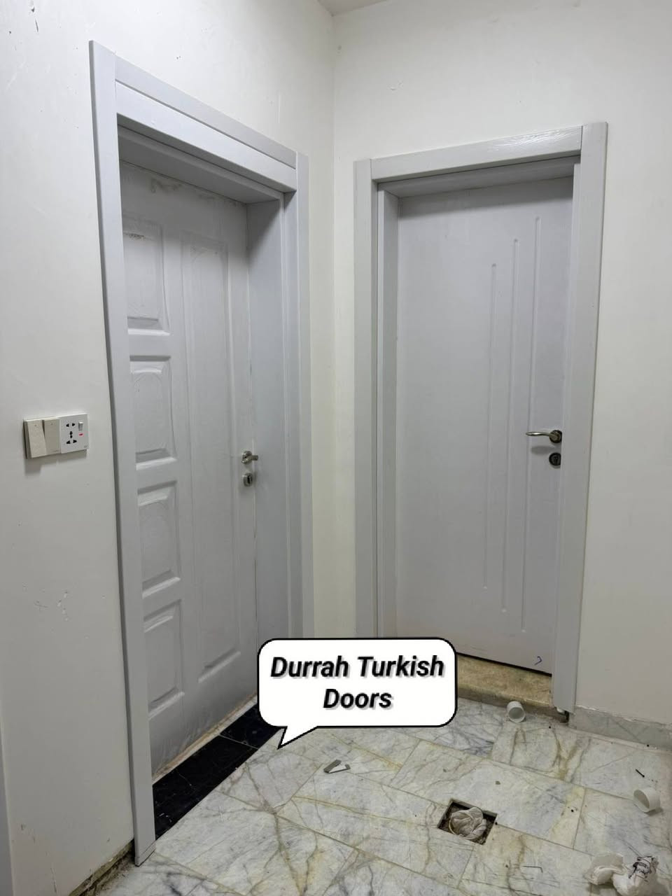 🔥 باب تركي بـ175 ألف فقط؟!
أقوى عروض  في كربلاء – من "الــدُرّة" 🔥

🖤
نقدم لكم أقوى عروض الأبواب التركية الفاخرة بأسعار لا تفوّت:

---

🚪 باب تركي – شركة رانيا

📏 القياس: 210 × 100 سم
💰 السعر : 175 دينار فقط!
💧 مقاوم للرطوبة | 🔇 عازل للصوت
🚚 شد ونقل مجاني داخل كربلاء

---

🚪 باب تركي – شركة أدو

📏 القياس: 210 × 100 سم
💰 السعر: 250 دينار
🪵 جودة ومتانة عالية
🚚 شد ونقل مجاني داخل كربلاء

---

🚪 أبواب قاطع حسب الطلب

🛠️ دفتريه أو سلايت
💰 السعر: 180 الف دينار / للمتر
🚚 شد ونقل مجاني

---

🚪 أبواب قاصة (قوية وأنيقة)

📏 حسب الطلب
💰 السعر: 300,000 دينار / للمتر
🚚 شد ونقل مجاني

---

📐 جميع القياسات متوفرة
🛡️ ضمان حقيقي 5 سنوات
📦 نقل وشد مجاني داخل كربلاء

---

📍 العنوان: كربلاء 
📞 للطلب والاستفسار:
*********** – ***********
📲 تابعنا لمشاهدة الصور والعروض اليومية
