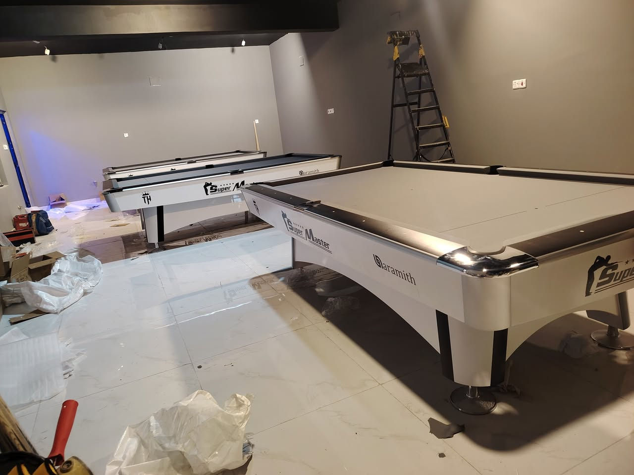 تم انجاز عمل اليوم وبشرط الضمان مع كادر مختص    عنوان بغداد حافض القاضي ملاحضة يوجد طاولات بليارد مستعمل و الجديد وجميع مستلزمات البليارد وملحقاته أستفسار مراسله الصفحا و ***********
