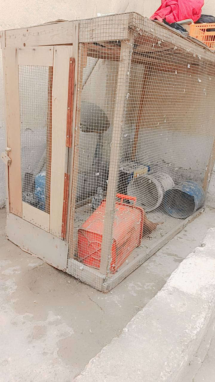 قفص للبيع جديد مسوي 
طول متر ونص والغرض متر رتفاع متر ونص 
اريده 25


**إذا كنت صاحب هذا الإعلان وتريد حذفه لأي سبب، رجاءا أرسل رسالة إلى الدعم الفني**