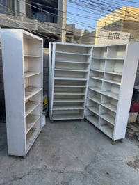 رف خشب • ٤ قطع • ٢م×١م