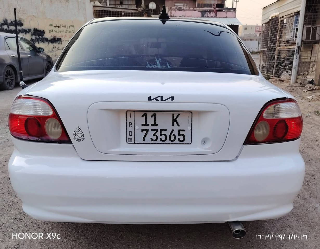 كيا سيفيا موديل 2000 رقم انكليزي بغداد كير اوتوماتيك  سيارة جاهزة  بدون حادث ماعدا. طخه زغيرة بالبك لايت الخلفي  صبغ جماليه محرك 2000  تبريد ميشتغل. يرادله أدامه وغاز. المنظومة موجوده وكامله 
السعر. 45 مكاني كربلاء ***********
