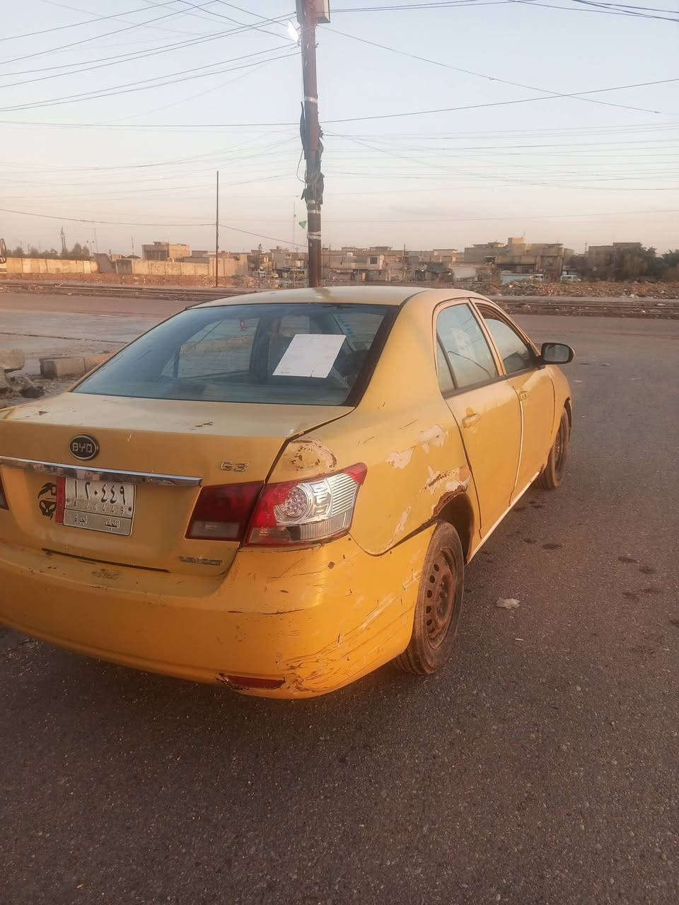 سلام عليكم بيوادي موديل 2013 رقم نجف الماني مشروع وطني مصفره هيه عليها غرامه 900 عل مشتري السعر 17 قفل واي استفسار اتصل *********** مكاني بغداد الحسينيه مال راشديه
